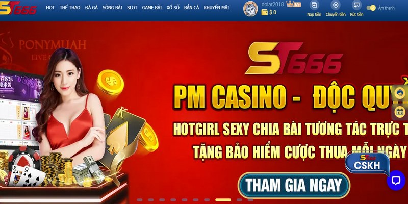 ST666 có đa dạng các sản phẩm giải trí 